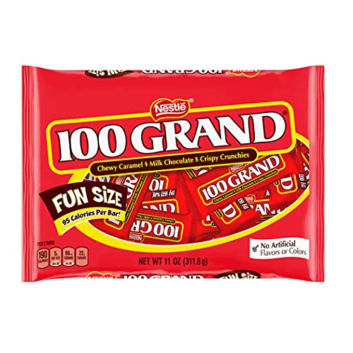 Halloween Candy 100 Grand by Nestle 11 oz Bag