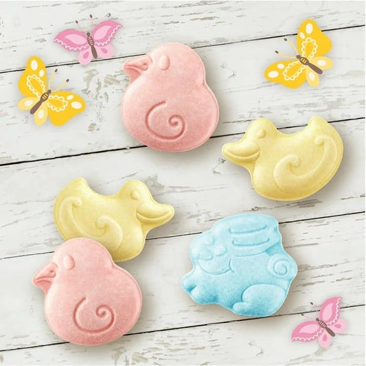 SweetTart Chicks, Ducks & Bunnies Candy - 1lb Assorted Flavors, Sweet & Crunchy Treats for Baby Showers, Party Favors, Egg Stuffers, Basket Fillers & Snacks - Approx. 300 Candies
