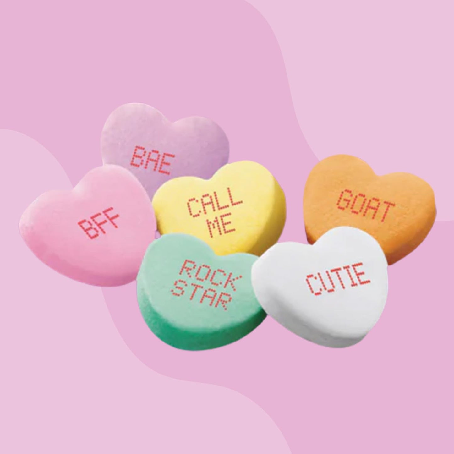 Bulk Tiny Conversation Hearts Candy 2 Pound - Classic Pastel Heart-Shaped Candies with Sweet Messages, Perfect for Valentine’s Day, Parties, and Candy Buffets