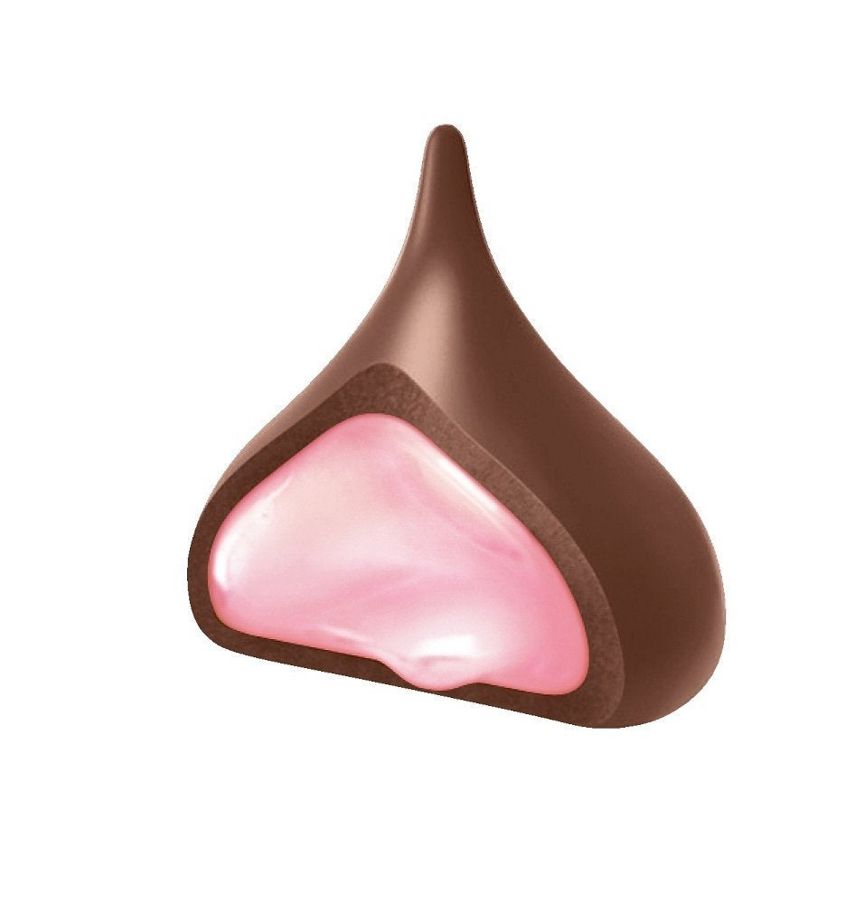 Holiday Hershey's Kisses Milk Chocolate with Cherry Cordial Crème, 10-Ounce Bag (Pack of 2)