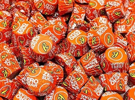 Chain & Jo Sweets Zero Sugar Miniatures Chocolate Peanut Butter Cups Individually Wrapped 2LB BULK Candy Filled with Holiday (2 Pounds), 32 Ounce
