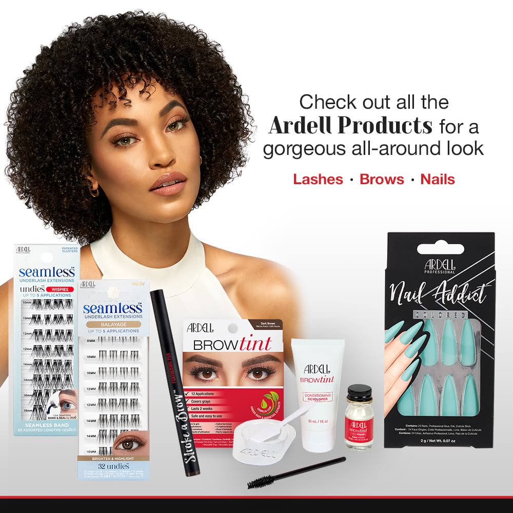 Ardell Stroke a Brow Pencil Feathering Eyebrow Pen – Precise Micro-Tip, Long-Lasting Waterproof Eyebrow Pencil, Precision Tip, Dark Brown, 1 Pack