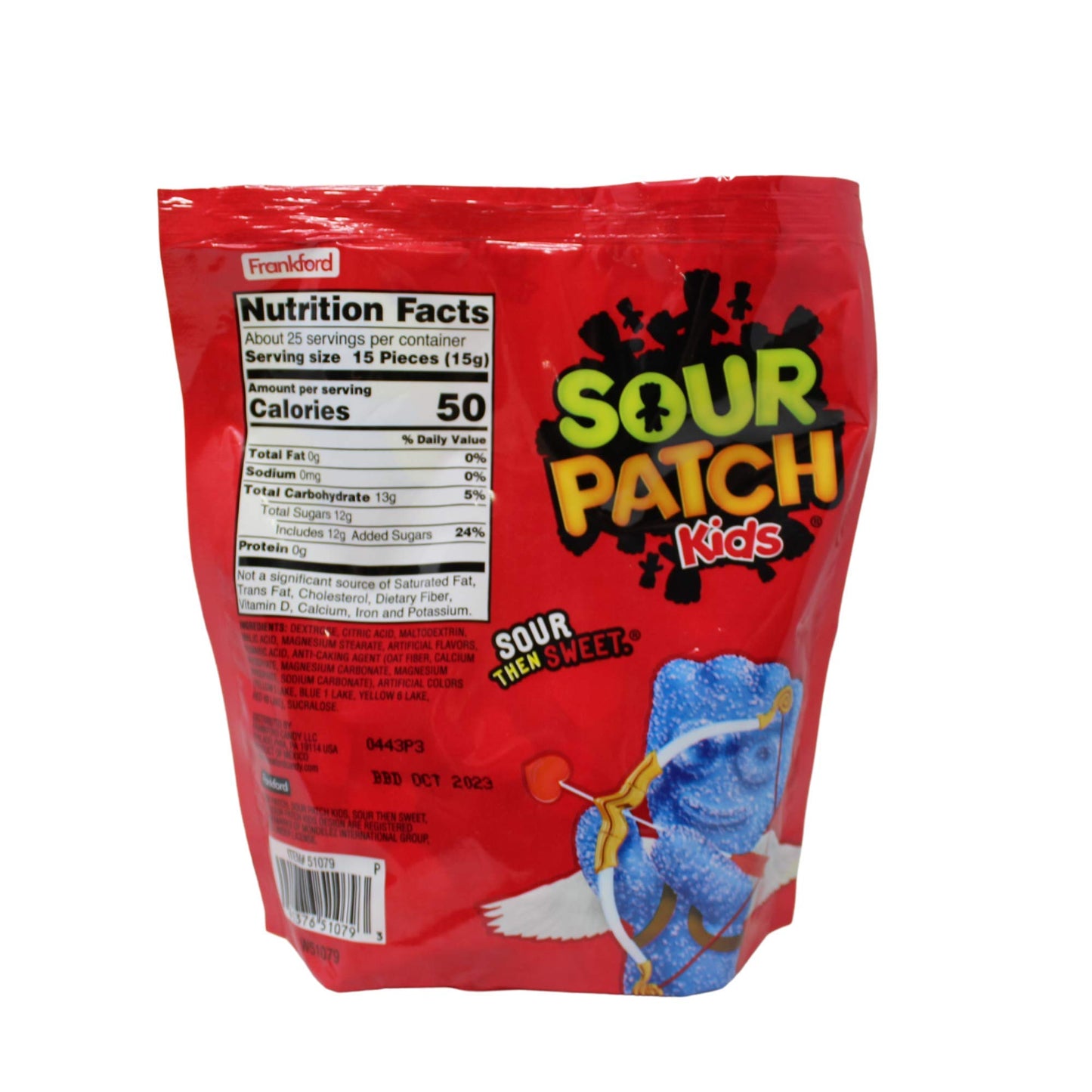 Sour Patch Kids (1) Bag Conversation Hearts Valentine's Day Candy - Sour Then Sweet - 13 oz Bag