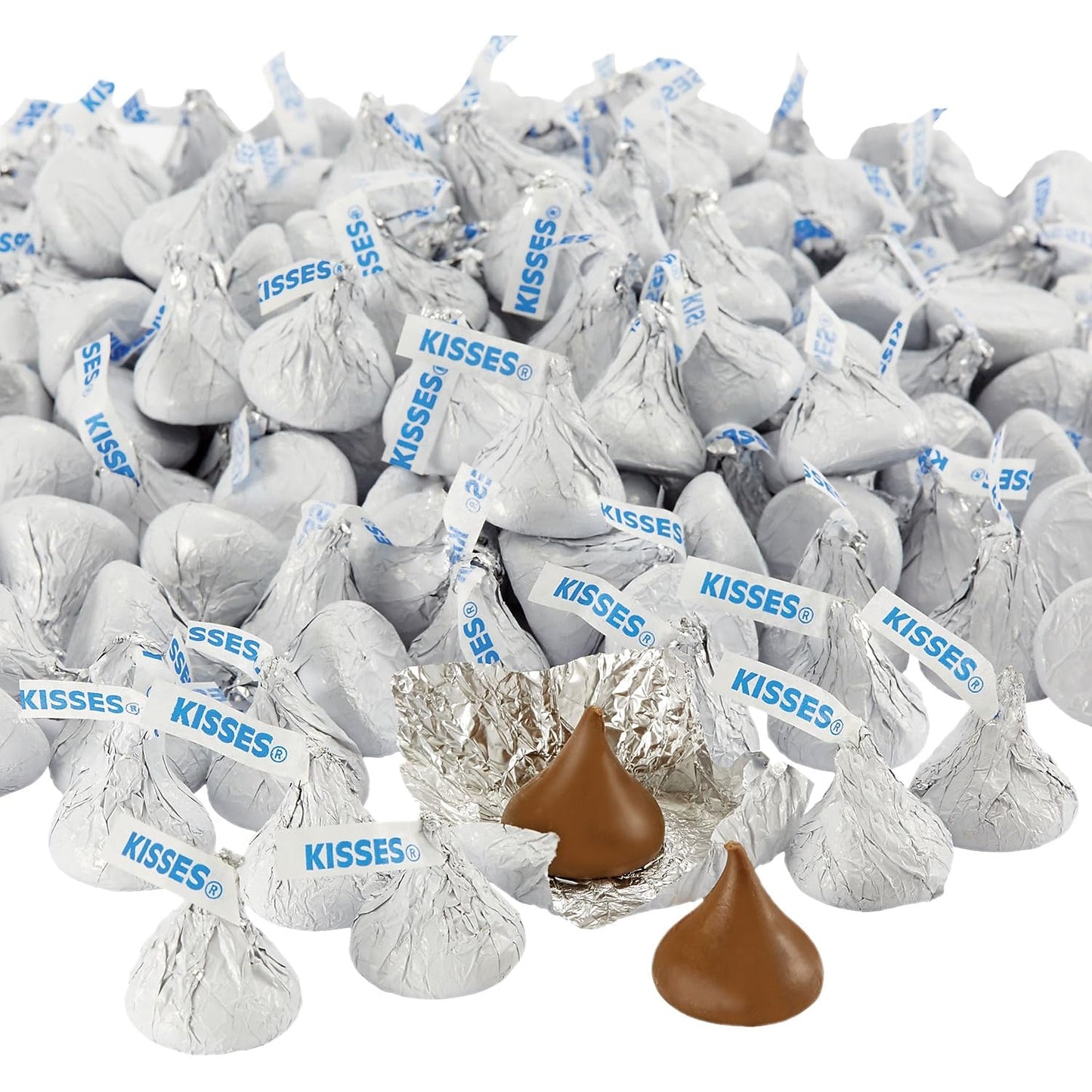 HERSHEY'S KISSES Milk Chocolate Candy Bulk Bag, 66.7 oz