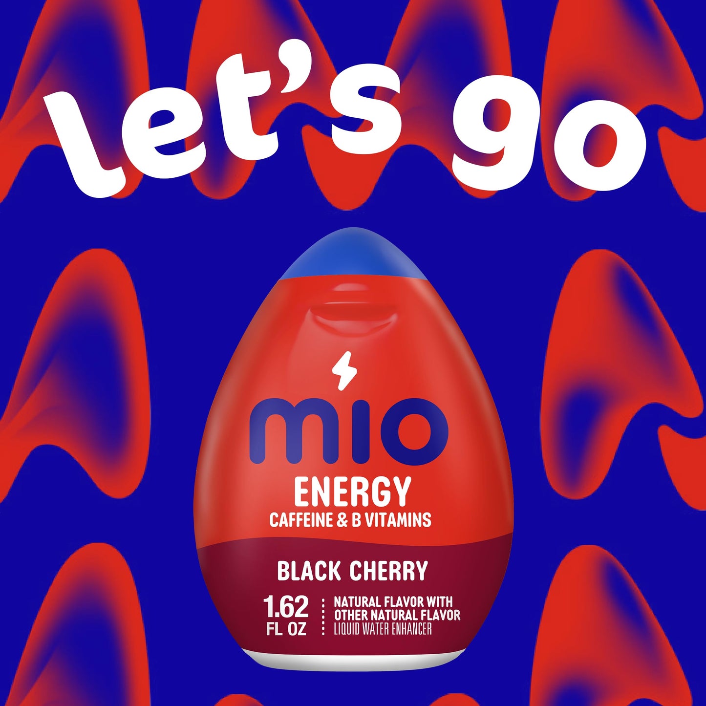 MiO Energy Liquid Water Enhancer, Black Cherry, 1.62 Ounce (Pack of 12)