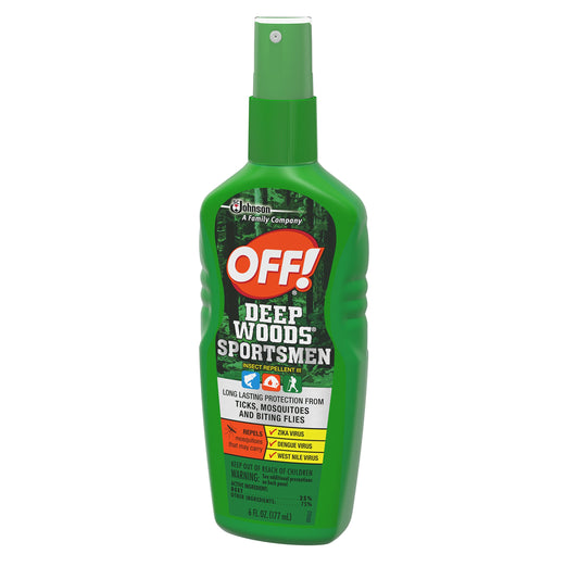 OFF! Deep Woods Sportsmen Insect Repellent Spritz, Bug Spray with Long Lasting Protection from Mosquitoes, 6 oz