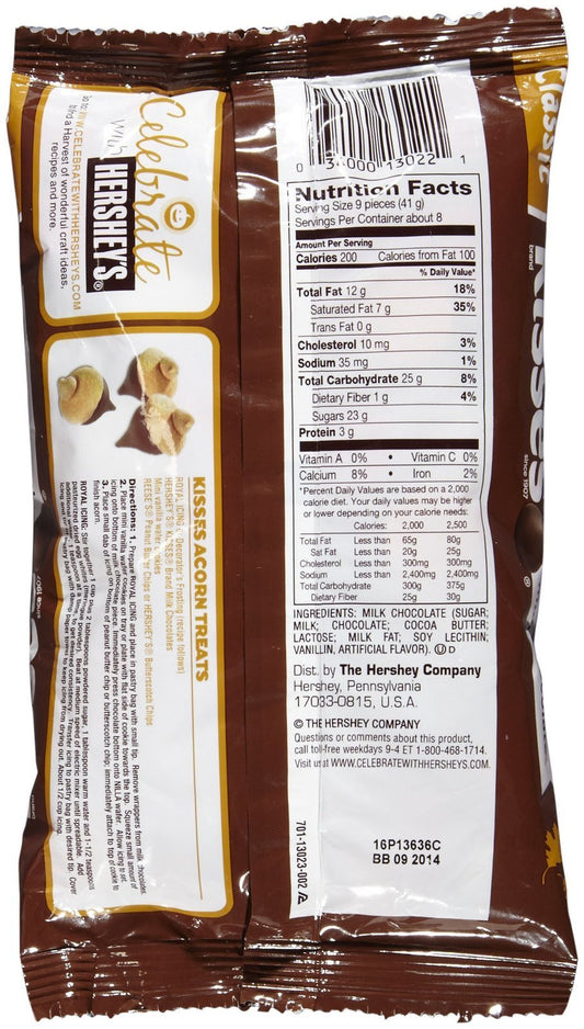 Hershey's Milk Chocolate Kisses Fall Harvest - 11 oz