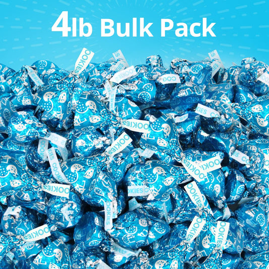 Cookies & Cream Kisses Bulk Pack 4 Pound (Approx 400 Pieces) Individually Wrapped White Chocolate Cookies n Cream Candies For Parties, Special Events and Celebrations