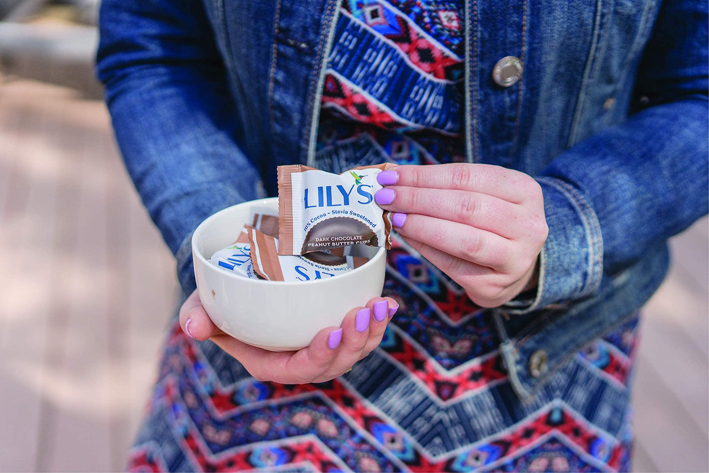 Dark Chocolate Peanut Butter Cups by Lily's Sweets | Made with Stevia, No Added Sugar, Low-Carb, Keto-Friendly Christmas Candy | Fair Trade, Gluten-Free & Non-GMO | 3 Pack, 3.2 Oz
