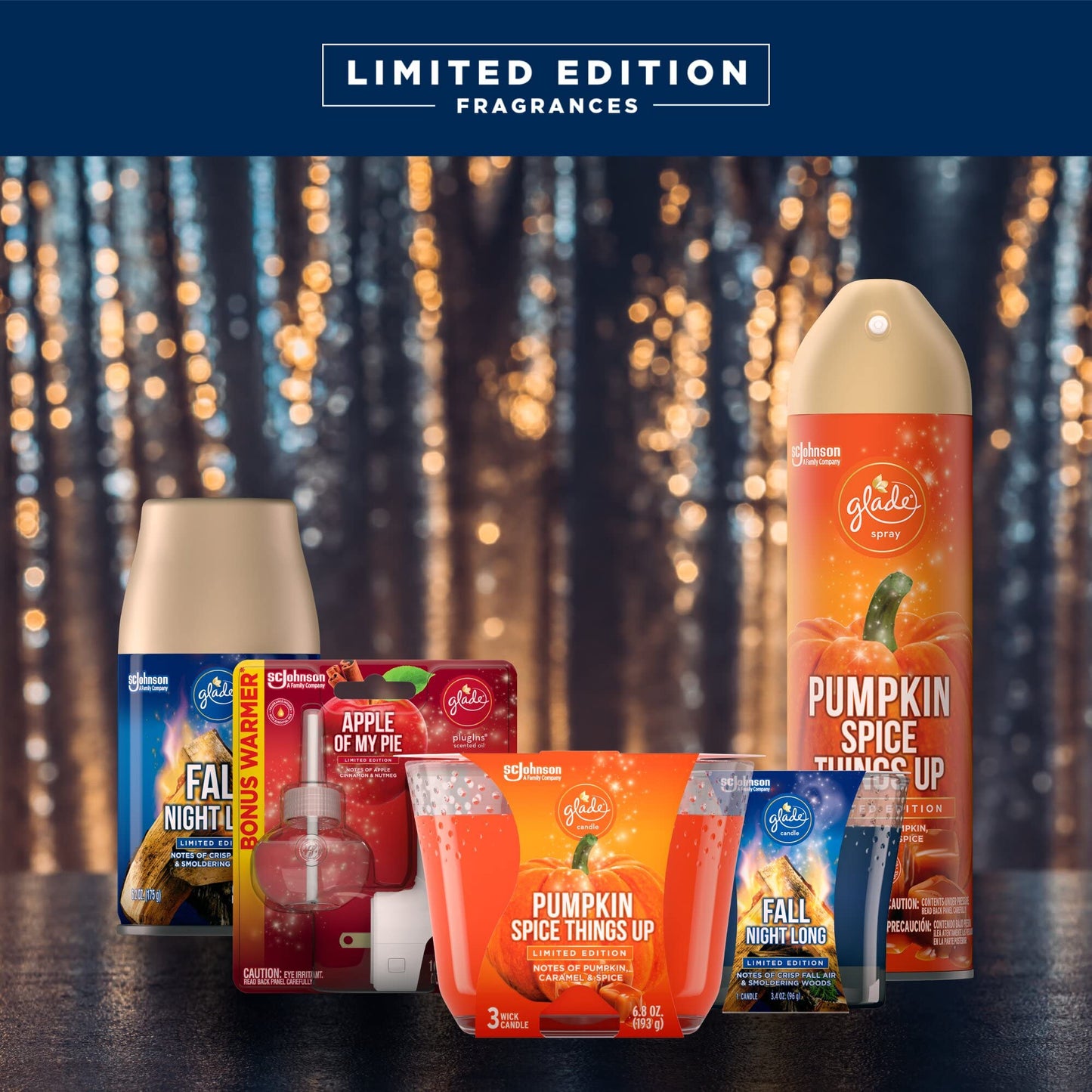 Glade Automatic Spray Refill, Air Freshener for Home and Bathroom, Pumpkin Spice Things Up, 6.2 Oz, 2 Count