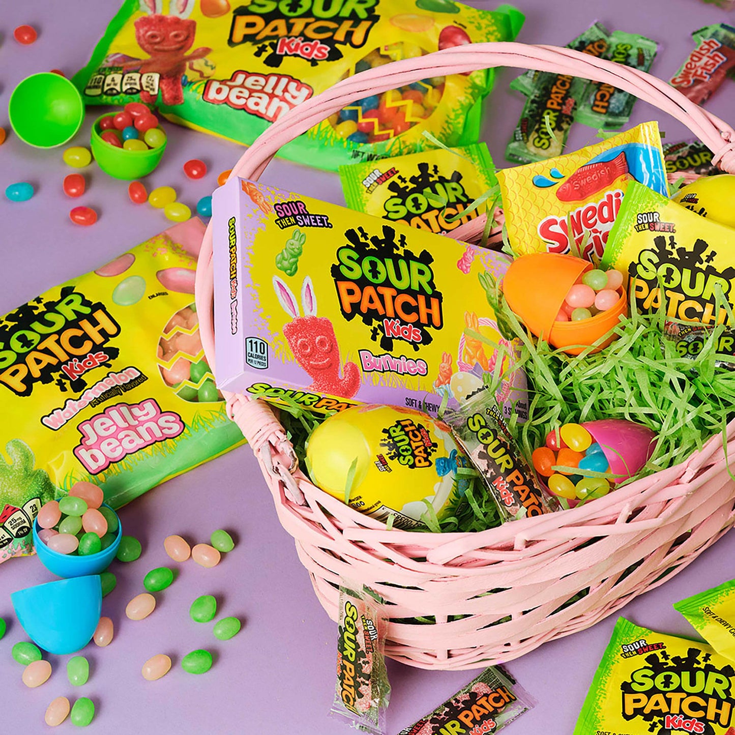 SOUR PATCH KIDS Bunnies Soft & Chewy Easter Candy, 10 oz