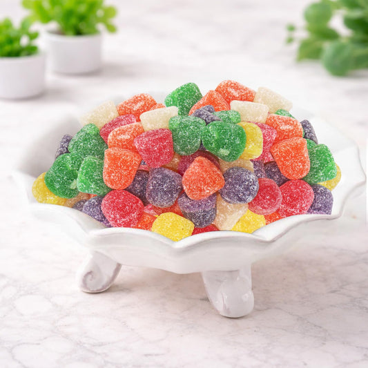 Assorted Spice Gumdrops Candy 1 Pound Bulk Bag - Classic Drops Candy with Sugar Coating, Chewy Old-Fashioned Spice Flavors, Colorful Candy for Parties, Baking & Candy Bowls