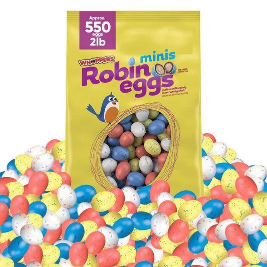 Robin Eggs Candy - Chocolate Malted Milk Balls - Easter Candy Perfect For Candy Dishes At Home & Work