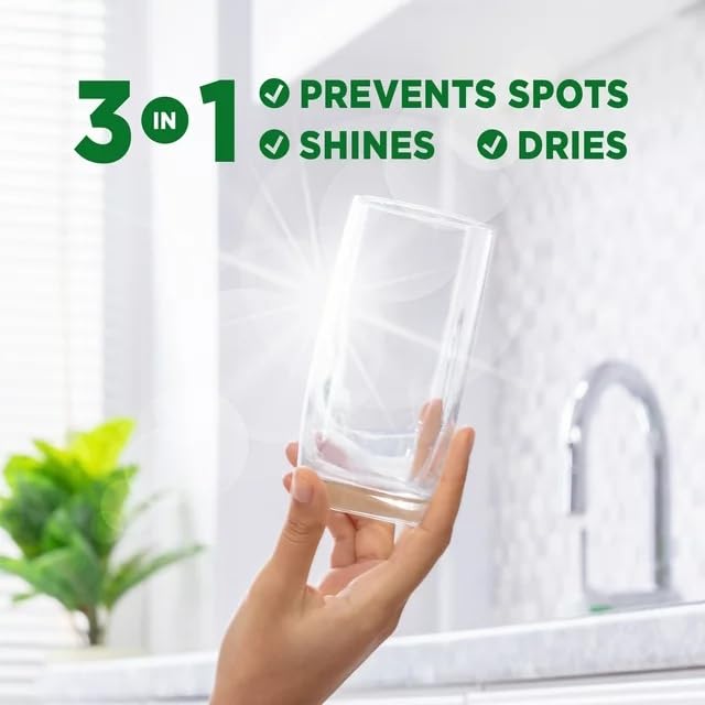 CASCADE Complete Gel Dishwasher Detergent, Fresh Scent, 120 Fl Oz with Cascade Power Dry Dishwasher Rinse Aid, 16 fl oz