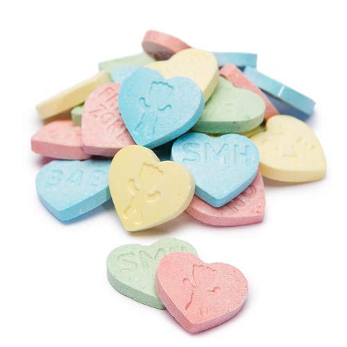 Sour Patch Kids (1) Bag Conversation Hearts Valentine's Day Candy - Sour Then Sweet - 13 oz Bag