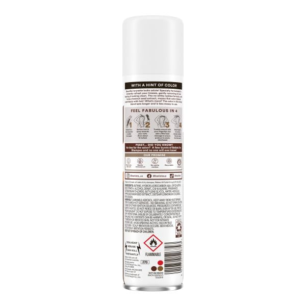 Batiste Shampoo Dry Medium Brunette 6.73 Ounce (199ml) (6 Pack)