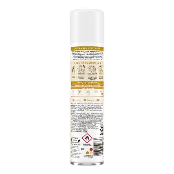 Batiste Dry Shampoo, Blonde, 3.81 Fl oz, Pack of 2