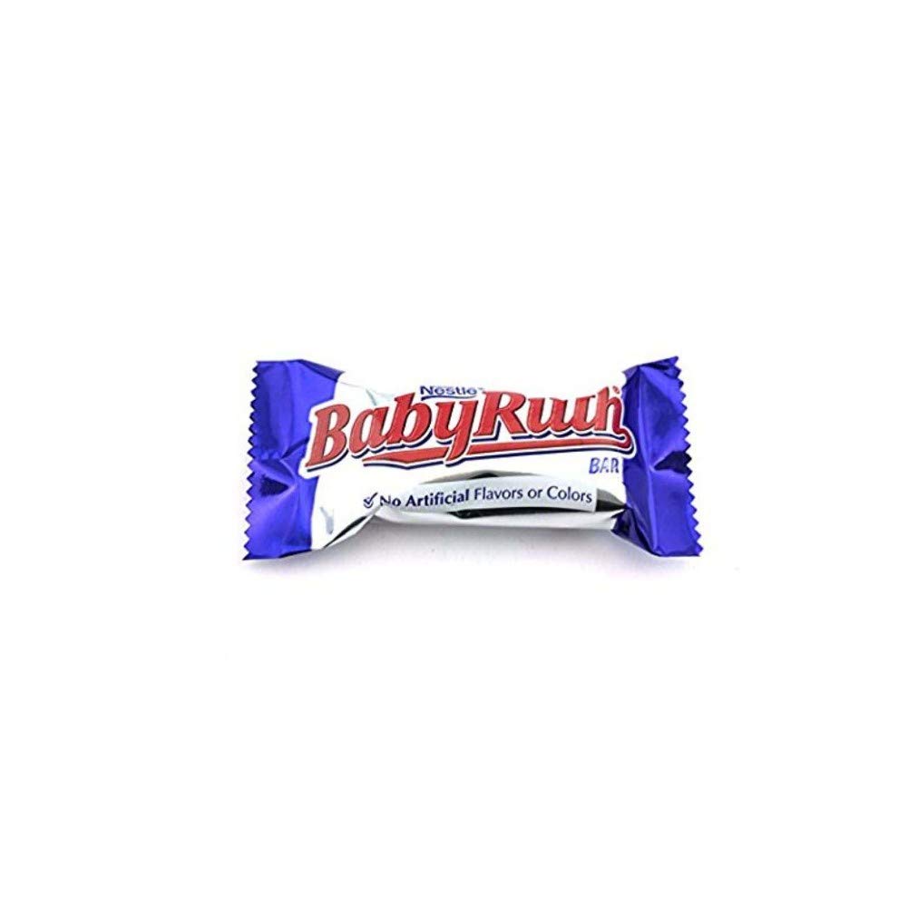 Baby Ruth Fun Size Bars,Small 3 LB Bulk Candy