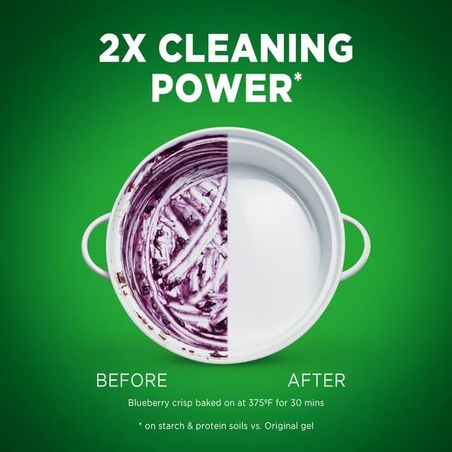 CASCADE Complete Gel Dishwasher Detergent, Fresh Scent, 120 Fl Oz with Cascade Power Dry Dishwasher Rinse Aid, 16 fl oz