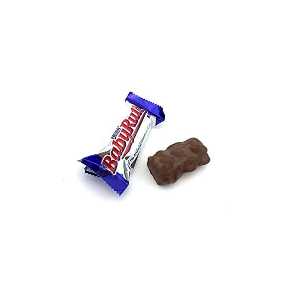 Baby Ruth Fun Size Bars,Small 3 LB Bulk Candy