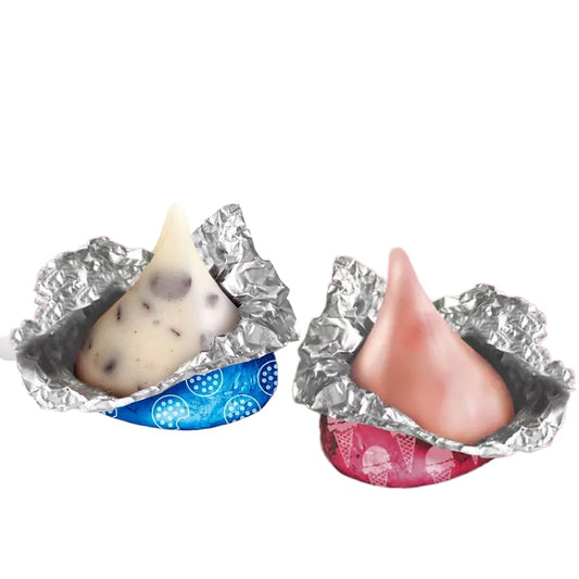 Valentine’s Day Cookies & Cream and Pink Milk Chocolate Mix - 1 Pound Assorted Individually Wrapped Chocolates Candy for Parties, Candy Bowls & Treat Bags