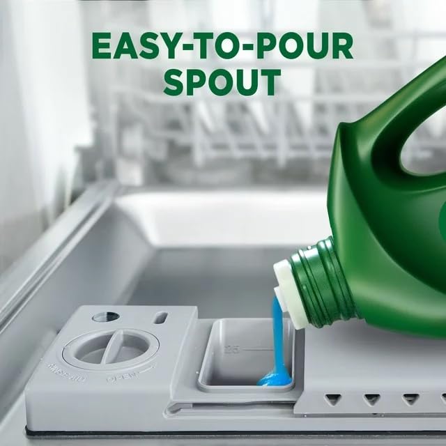 CASCADE Complete Gel Dishwasher Detergent, Fresh Scent, 120 Fl Oz with Cascade Power Dry Dishwasher Rinse Aid, 16 fl oz