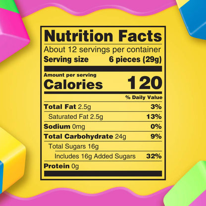 Starburst Fruit Chews Candy, Bulk Candy Individually Wrapped, Sharing Size Resealable Bag, Duos, 12.5 Ounce, Pack of 6