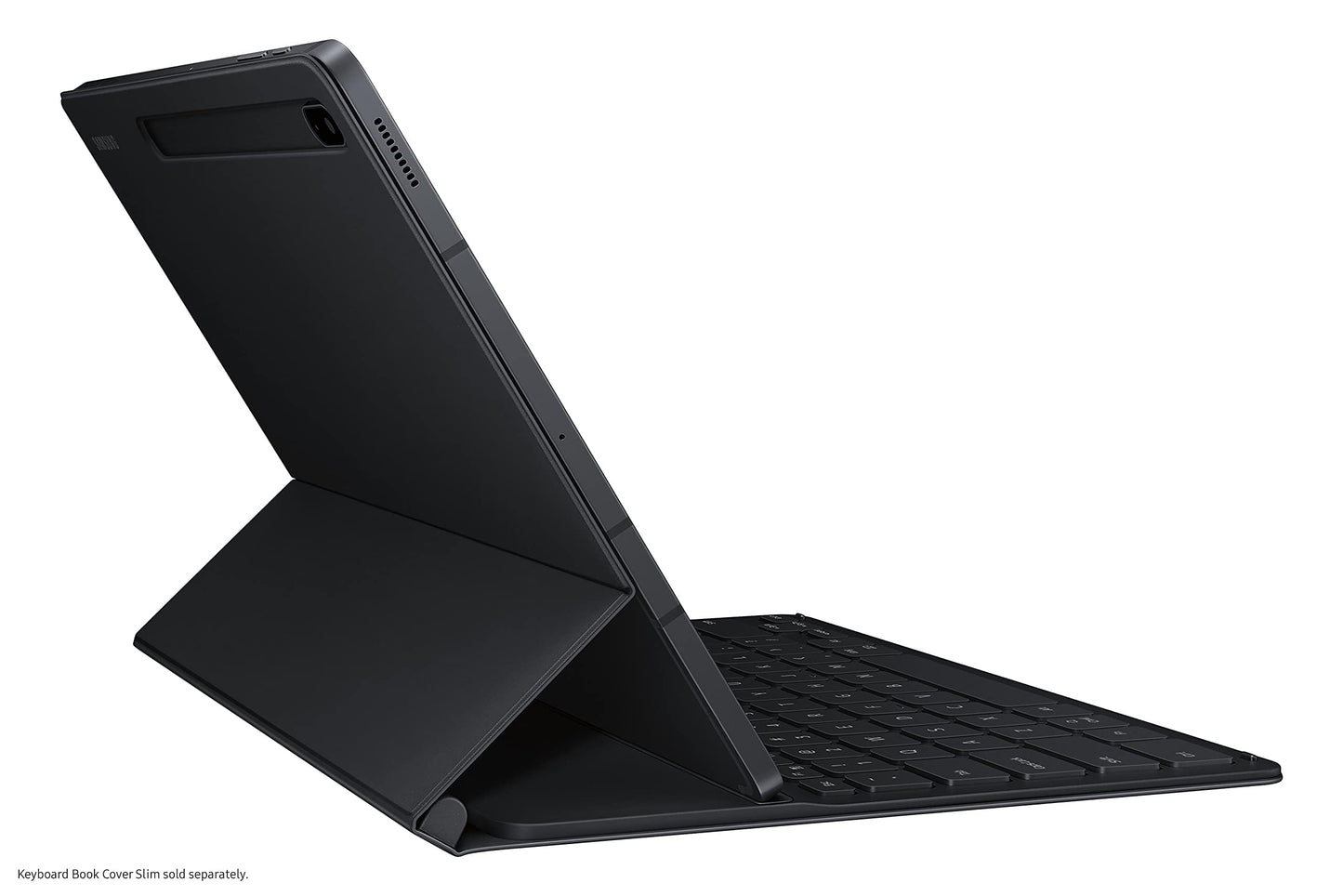 SAMSUNG Tablet Keyboard Cover, Protective Case for Galaxy Tab S8+, S7 FE, S7+ Lite w/ Large Key Sizes, S Pen Holder, Slim, Sturdy, Ultra Lightweight, US Version, Black Balck