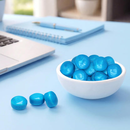 Chewy Mint Candy 2 lb Bulk Bag – Candy Coated Soft Chewy Breath Mints with Crunchy Shell, Fresh & Sweet Mint Flavor for Gender Reveals, Baby Showers, Parties & Offices