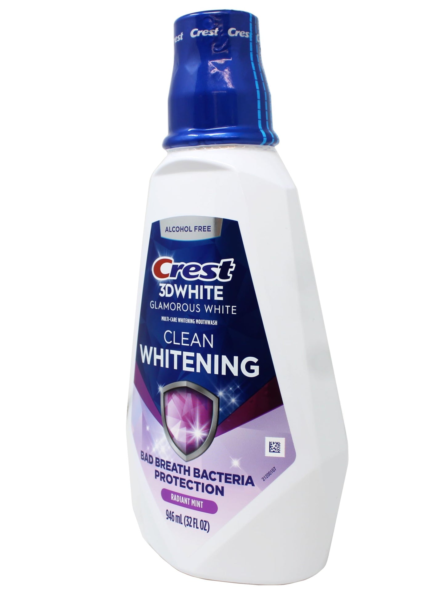 Crest 3D White Multi-Care Whitening Rinse, Glamorous White, Fresh Mint-32 oz, 946 milliter