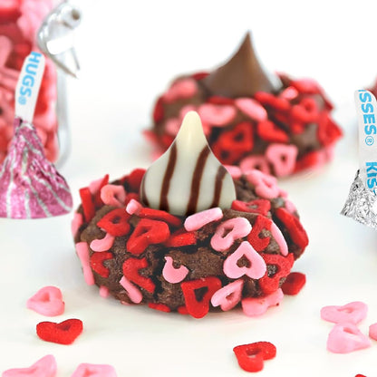 Pink and Silver 1lb Pack of Chocolate Candy Individually Wrapped for Decorating, Gifting and Treating Yourself, Delicious Pink Chocolate Bulk for Sharing
