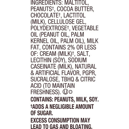 Chain & Jo Sweets Zero Sugar Miniatures Chocolate Peanut Butter Cups Individually Wrapped 2LB BULK Candy Filled with Holiday (2 Pounds), 32 Ounce