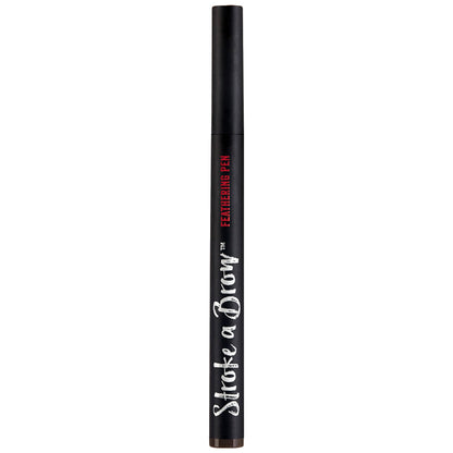 Ardell Stroke a Brow Pencil Feathering Eyebrow Pen – Precise Micro-Tip, Long-Lasting Waterproof Eyebrow Pencil, Precision Tip, Dark Brown, 1 Pack