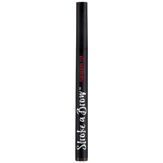 Ardell Stroke a Brow Pencil Feathering Eyebrow Pen – Precise Micro-Tip, Long-Lasting Waterproof Eyebrow Pencil, Precision Tip, Dark Brown, 1 Pack