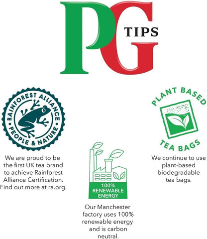 PG Tips One Cup Original Tea Bags (Pack of 1, Total 1100 Tea Bags)