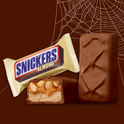 SNICKERS Almond Fun Size Chocolate Bars Individually Wrapped, 10.23 oz