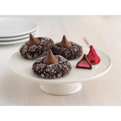 Cherry Cordial Milk Chocolate Candies - 2lb Bag Approx. 200 Pieces Individually Wrapped Cherry Flavored Filled Chocolates for Holidays, Parties, Stocking Stuffers & Gifts