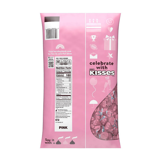 HERSHEY'S KISSES Milk Chocolate Candy Bulk Bag, 66.7 oz