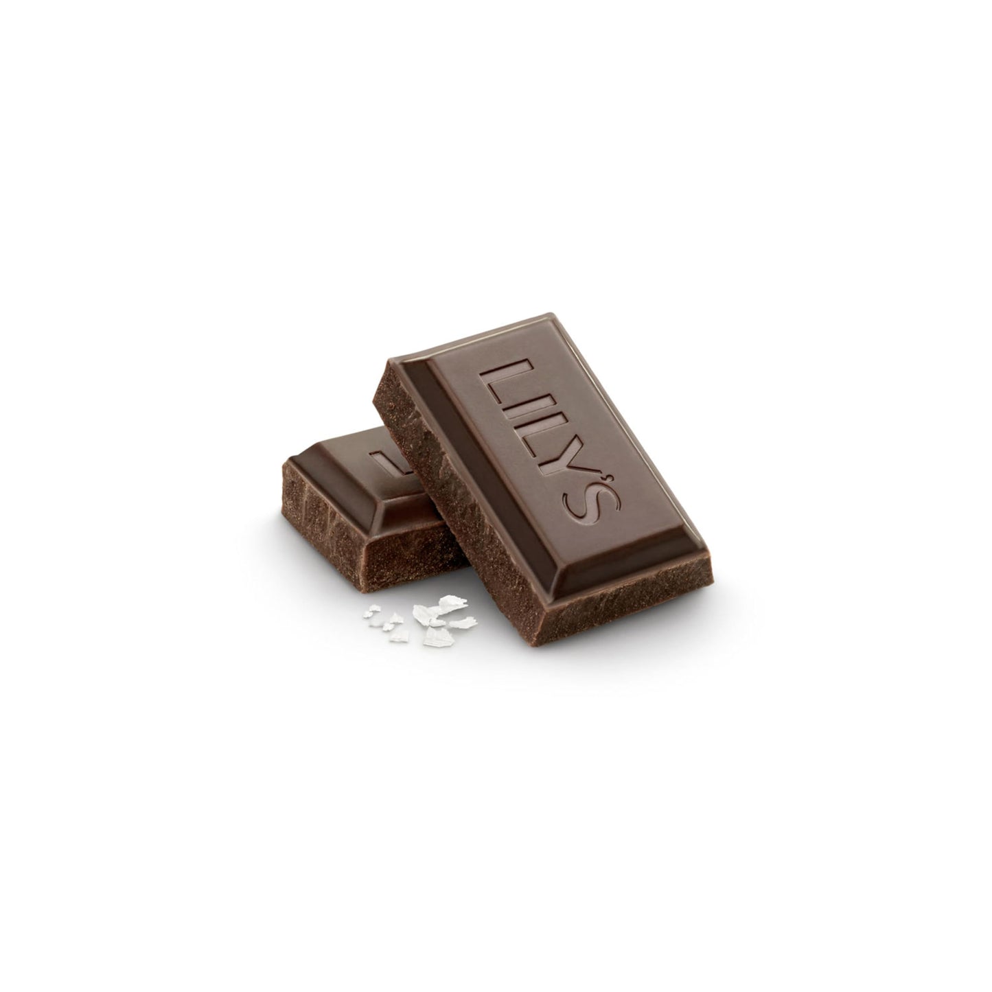 LILY'S Sea Salt Extra Dark Chocolate Style No Sugar Added, Sweets Bars, 2.8 oz (12 Count)
