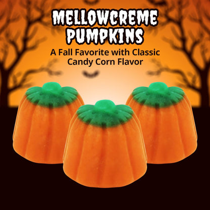 Mellowcreme Pumpkin Candy, Halloween Candy Bulk, Ideal Brachs Pumpkins for Halloween Themed Treat Bags, Perfect Pumpkin Candies for Halloween Parties, Trick or Treating