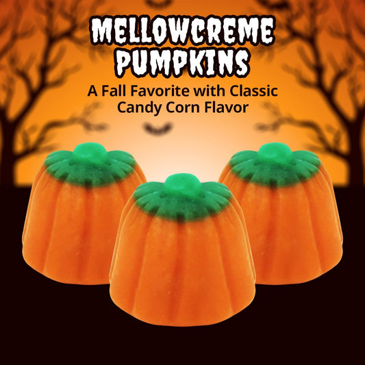 Mellowcreme Pumpkin Candy, Halloween Candy Bulk, Ideal Brachs Pumpkins for Halloween Themed Treat Bags, Perfect Pumpkin Candies for Halloween Parties, Trick or Treating (1.5 Pounds)