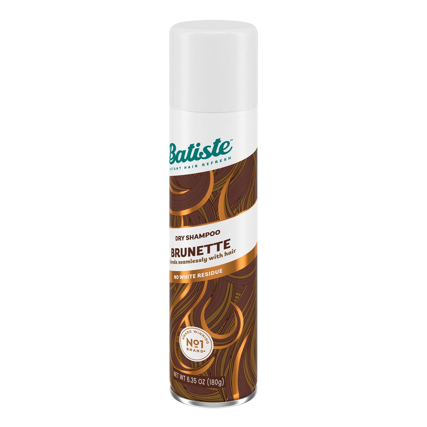 Batiste Dry Shampoo Beautiful Brunette, 6.35 fl oz/180g (Packaging may vary)
