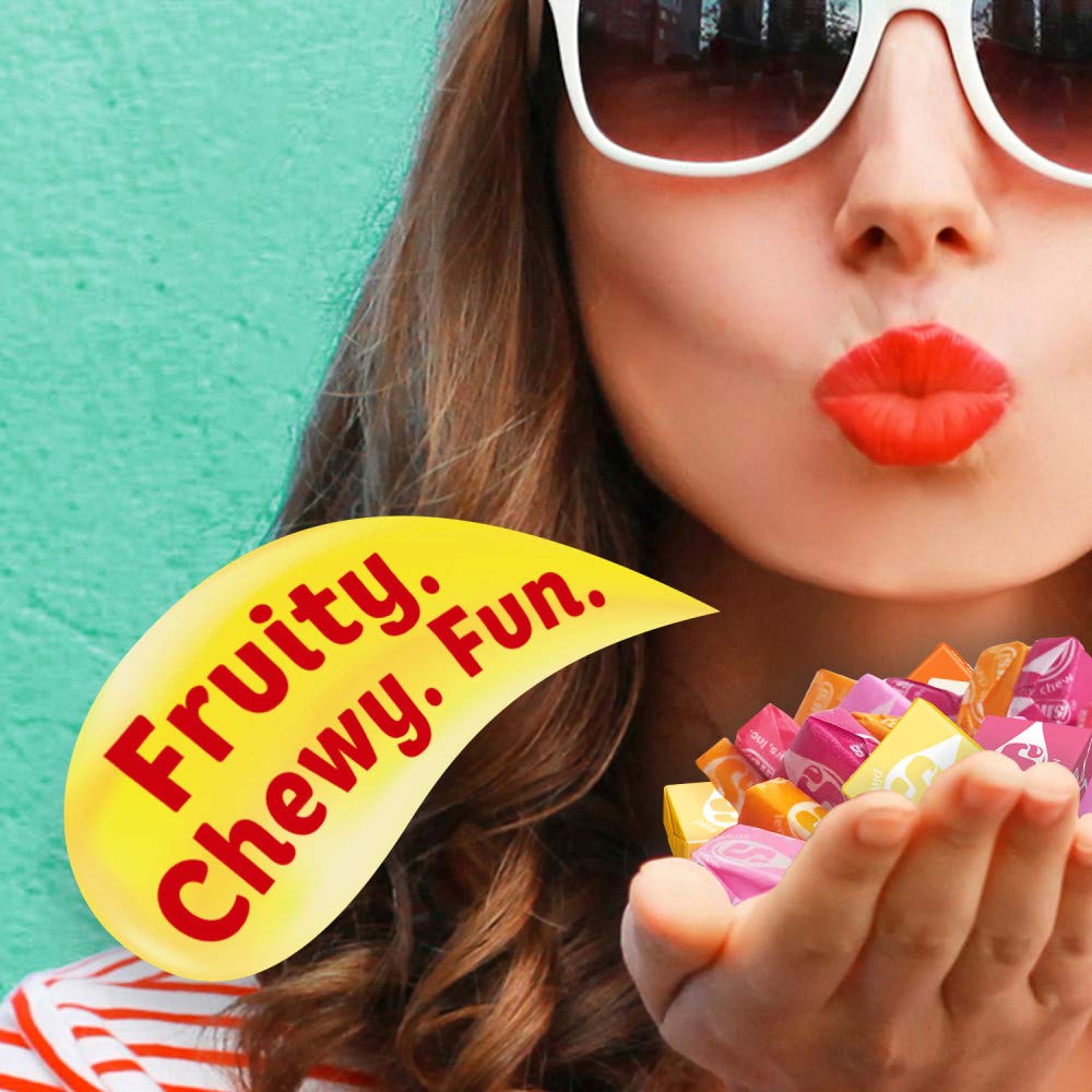 Starburst Fruit Chews Candy Sharing Size Resealable Bag, Tropical, 15.6 Ounce