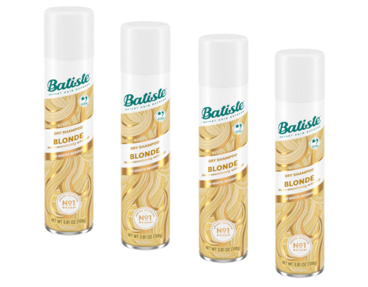 Batiste Dry Shampoo, Blonde, 3.81oz. (Pack of 4)
