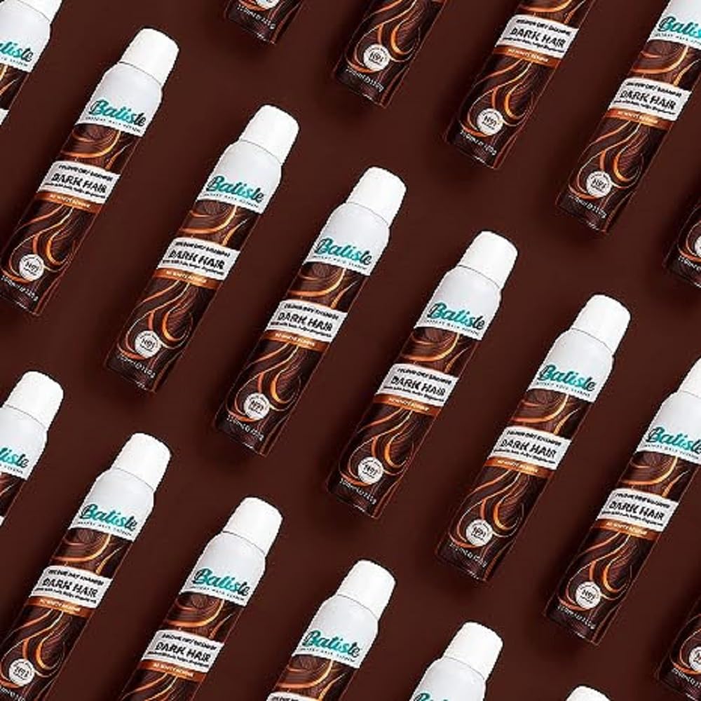 Batiste Dry Shampoo, Dark & Deep Brown 6.73 oz (Pack of 3)