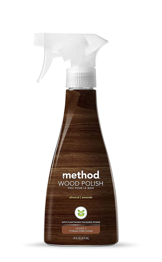 Method Wood Polish, Almond, 14 Ounces, (2 Pack)