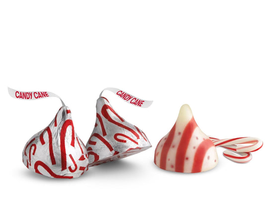 Candy Cane Milk Chocolate Candies - Individually Wrapped Peppermint Flavored Chocolates for Holiday Parties, Stocking Stuffers, Gifts & Buffets