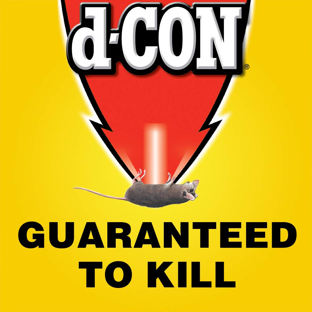 d-CON Disposable Corner Fit Mouse Poison Bait Station, 3 Bait Stations, Packaging May Vary