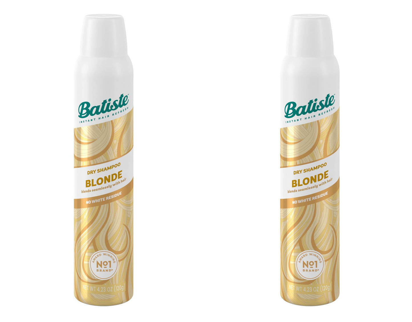 Batiste Dry Shampoo, Blonde, 3.81 Fl oz, Pack of 2