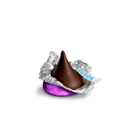 HERSHEY'S KISSES SPECIAL DARK Mildly Sweet Chocolate Candy Party Pack, Great Holiday Candy and Stocking Stuffer 32.1 oz